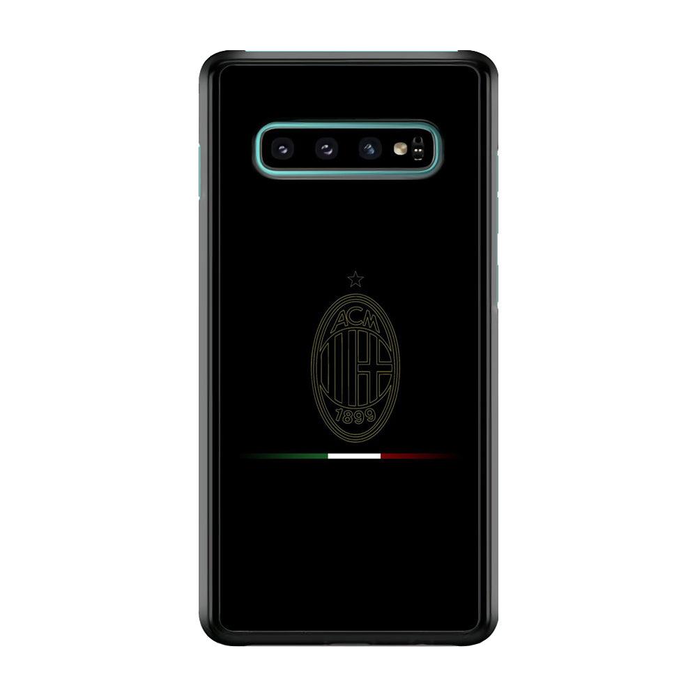FB AC Milan Samsung Galaxy S10 Case-Plastic / Full Wrap (3D Case)-Xtracase