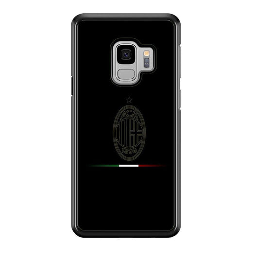 FB AC Milan Samsung Galaxy S9 Case-Plastic / Full Wrap (3D Case)-Xtracase
