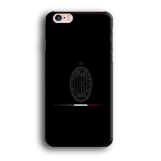 FB AC Milan iPhone 6 | 6s Case-Plastic / Full Wrap (3D Case)-Xtracase