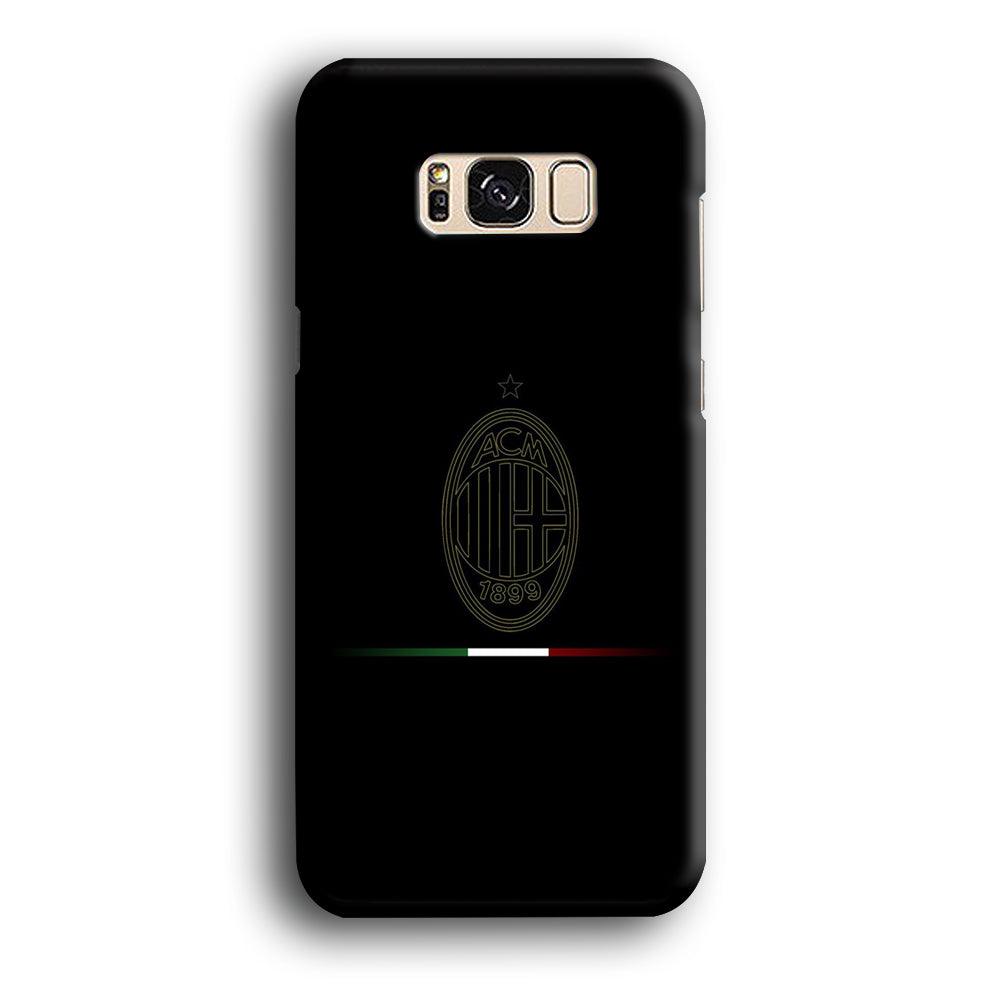 FB AC Milan Samsung Galaxy S8 Case-Plastic / Full Wrap (3D Case)-Xtracase