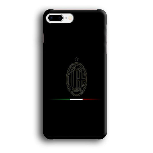 FB AC Milan iPhone 8 Plus Case-Plastic / Full Wrap (3D Case)-Xtracase