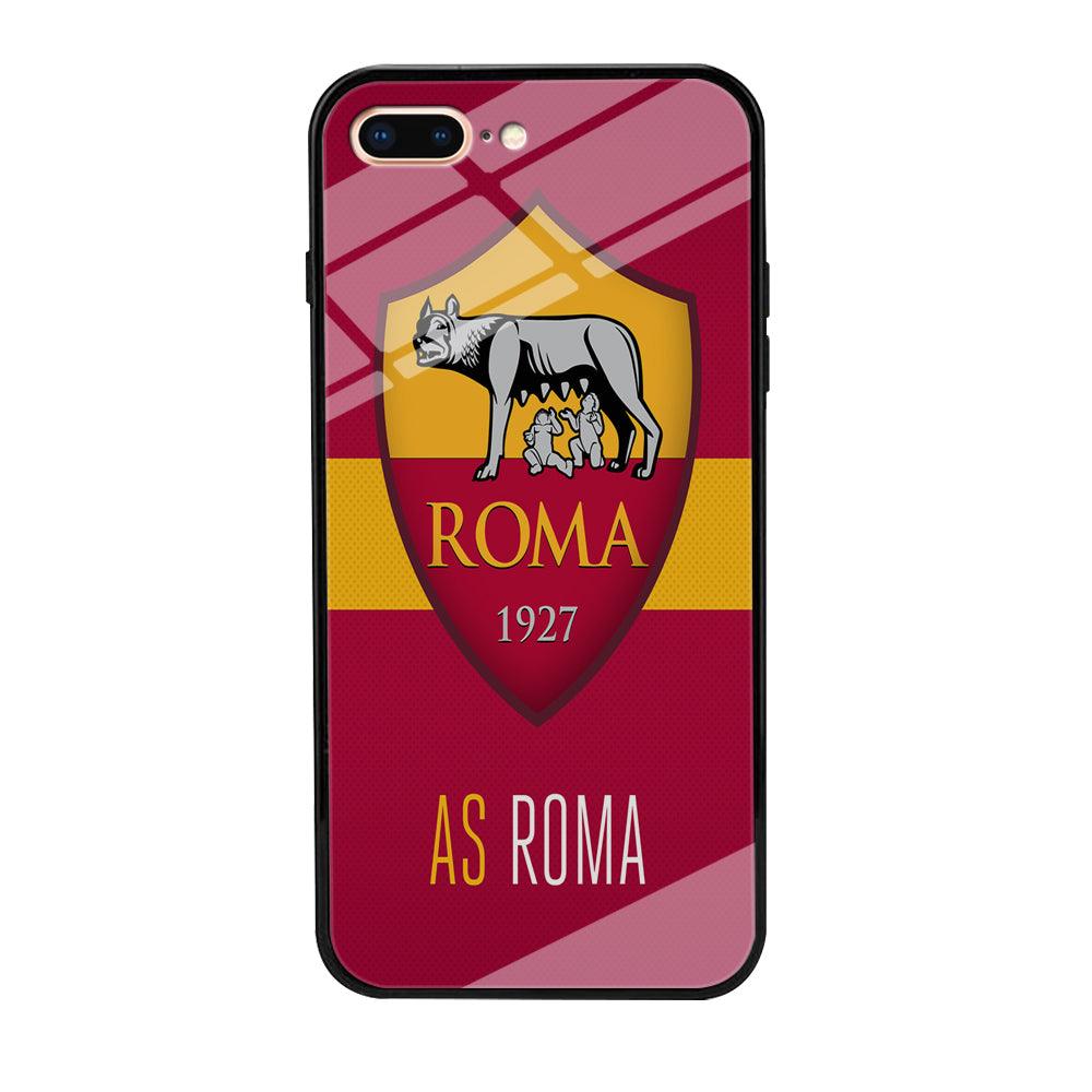 FB AS Roma iPhone 8 Plus Case-Tempered Glass Case-Xtracase
