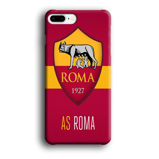FB AS Roma iPhone 8 Plus Case-Plastic / Full Wrap (3D Case)-Xtracase