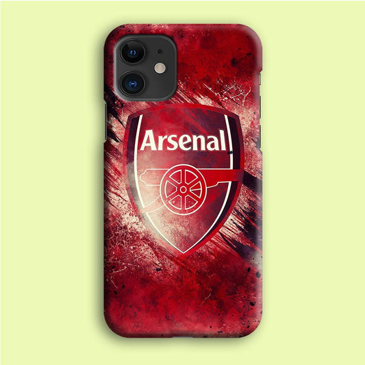 FB Arsenal iPhone 12 Case-Plastic / Full Wrap (3D Case)-Xtracase