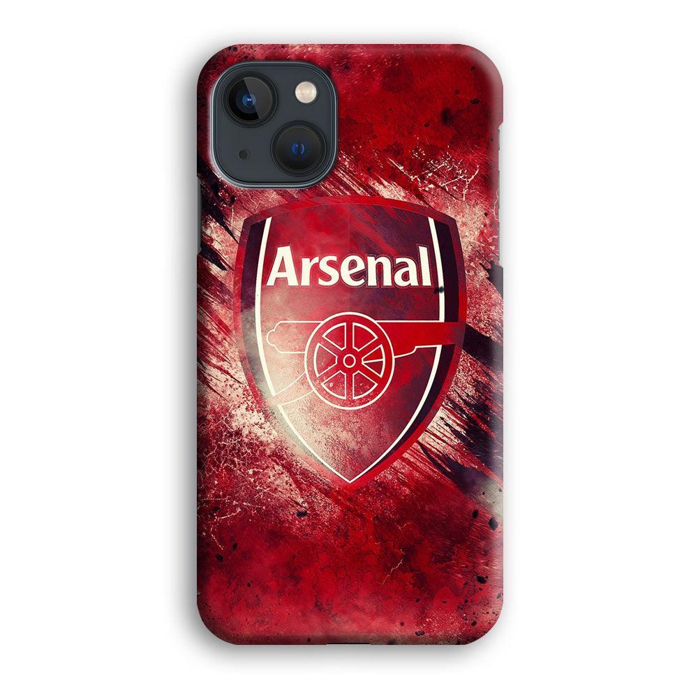 FB Arsenal iPhone 13 Mini Case-Plastic / Full Wrap (3D Case)-Xtracase