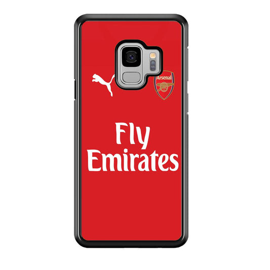 FB Arsenal Jersey Samsung Galaxy S9 Case-Plastic / Full Wrap (3D Case)-Xtracase