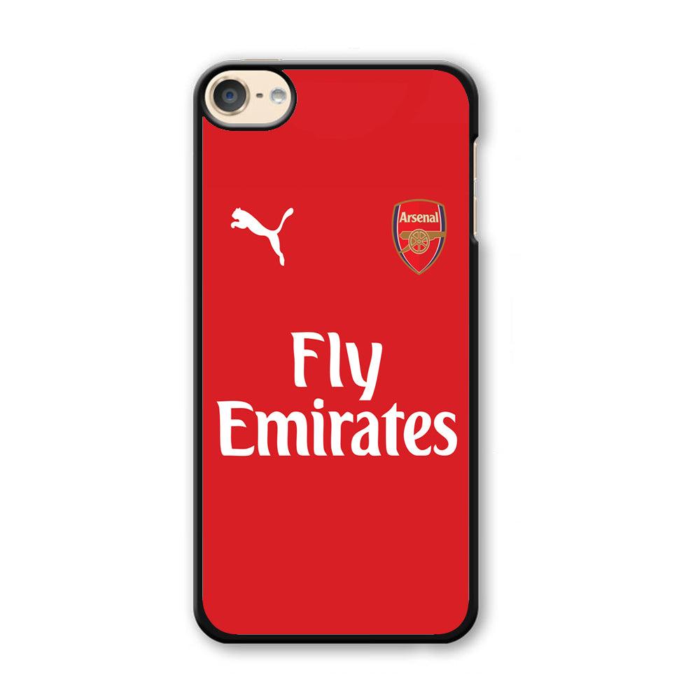 FB Arsenal Jersey iPod Touch 6 Case-Plastic / Full Wrap (3D Case)-Xtracase