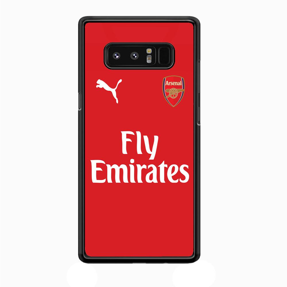 FB Arsenal Jersey Samsung Galaxy Note 8 Case-Plastic / Full Wrap (3D Case)-Xtracase