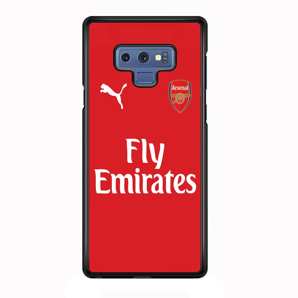 FB Arsenal Jersey Samsung Galaxy Note 9 Case-Plastic / Full Wrap (3D Case)-Xtracase