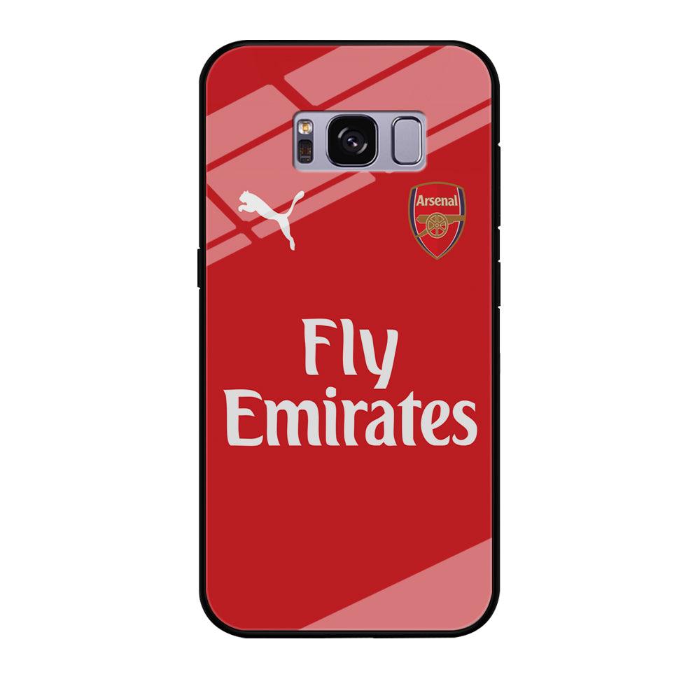 FB Arsenal Jersey Samsung Galaxy S8 Case-Tempered Glass Case-Xtracase