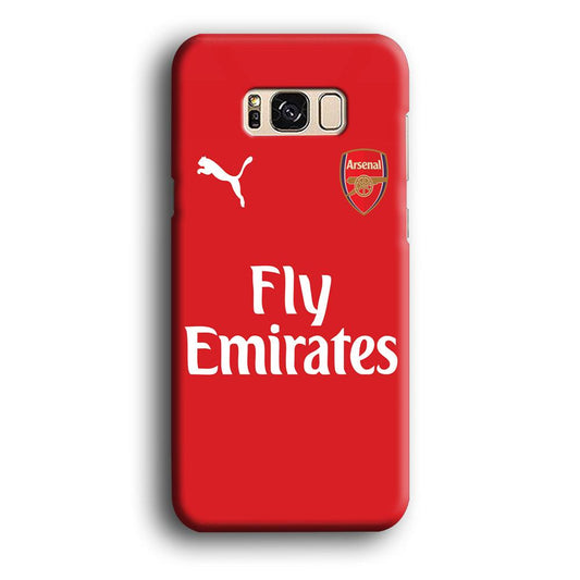 FB Arsenal Jersey Samsung Galaxy S8 Case-Plastic / Full Wrap (3D Case)-Xtracase