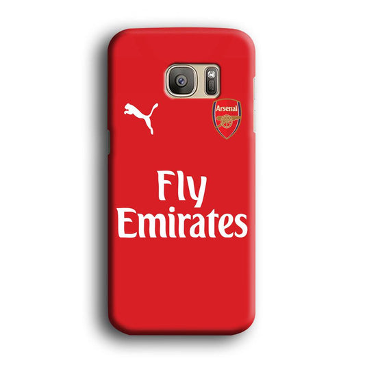 FB Arsenal Jersey Samsung Galaxy S7 Edge Case-Plastic / Full Wrap (3D Case)-Xtracase