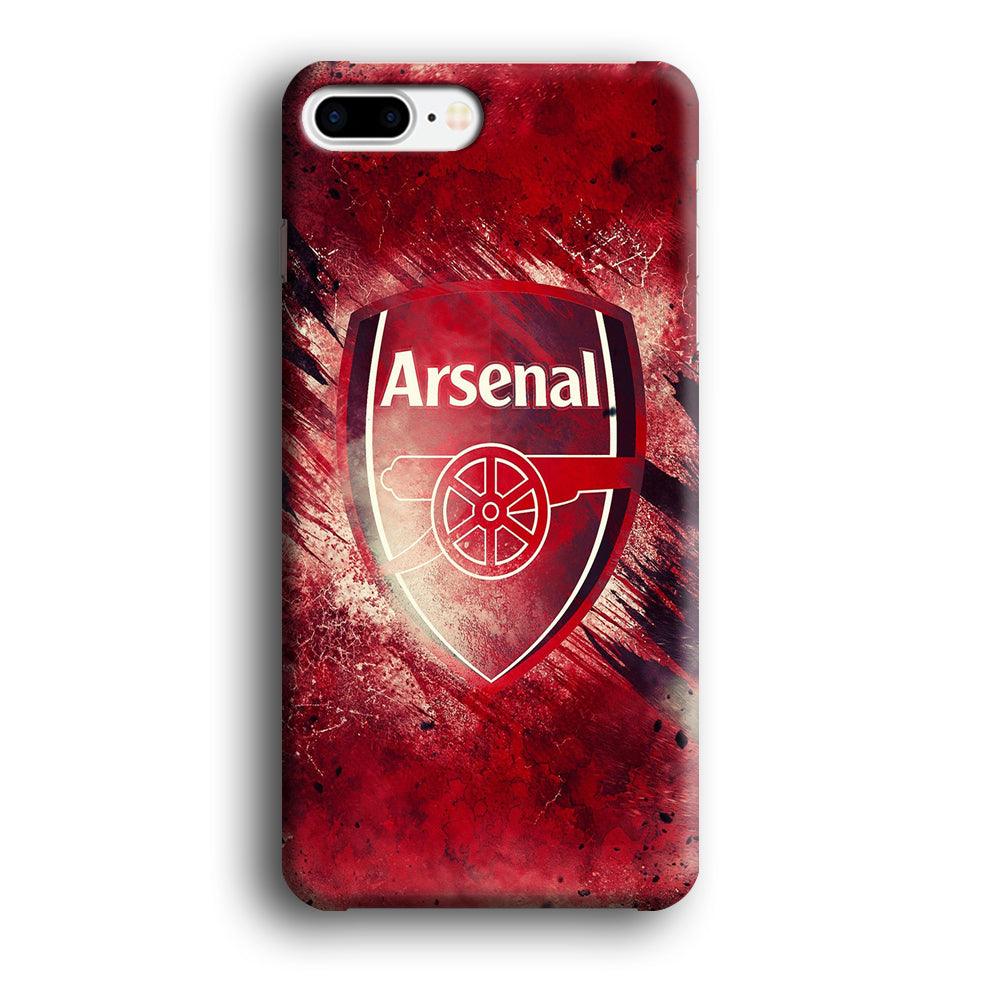 FB Arsenal iPhone 8 Plus 3D Case-Plastic / Full Wrap (3D Case)-Xtracase