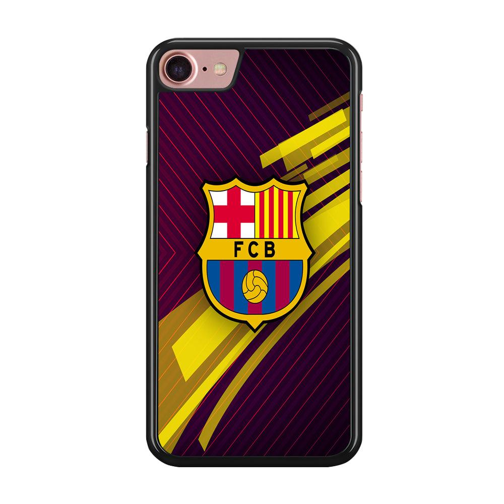 FB Barcelona 001 iPhone 7 Case-Rubber / Black (2D Case)-Xtracase