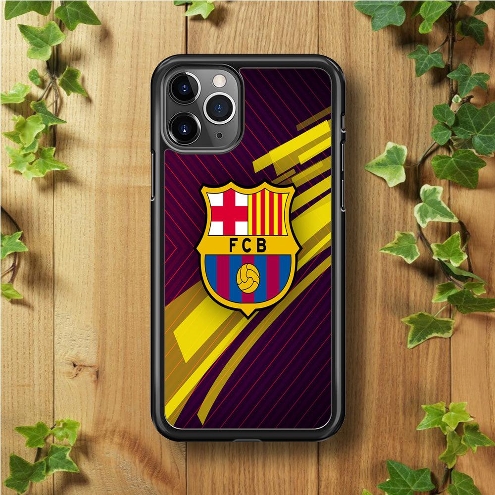 FB Barcelona 001 iPhone 11 Pro Max Case-Rubber / Black (2D Case)-Xtracase