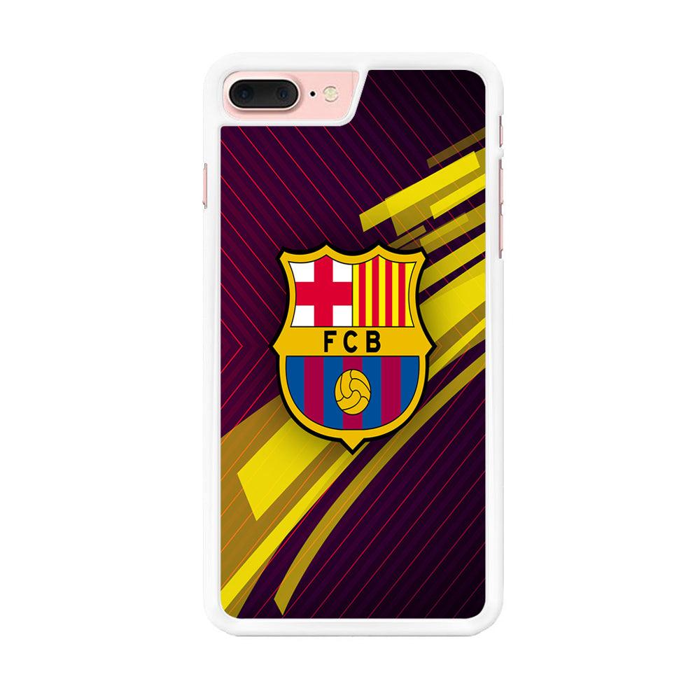 FB Barcelona 001 iPhone 7 Plus Case-Rubber / White (2D Case)-Xtracase