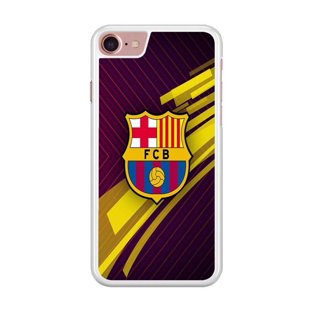 FB Barcelona 001 iPhone SE 2020 Case-Rubber / White (2D Case)-Xtracase
