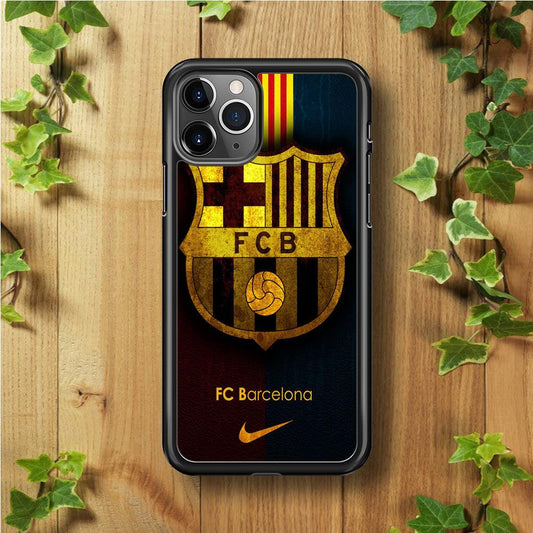 FB Barcelona iPhone 11 Pro Case-Rubber / Black (2D Case)-Xtracase