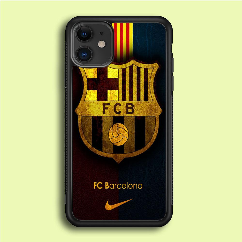 FB Barcelona iPhone 12 Mini Case-Rubber / Black (2D Case)-Xtracase