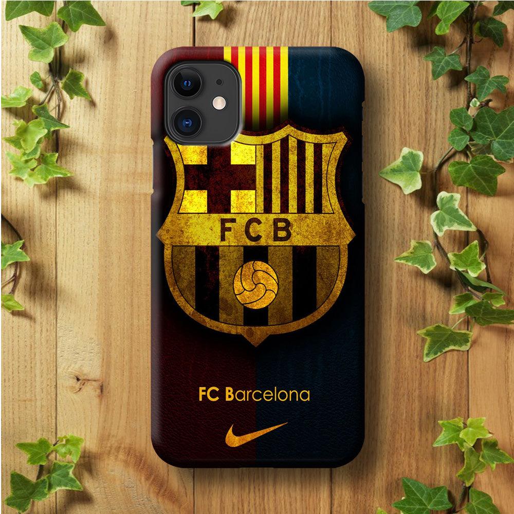 FB Barcelona iPhone 11 Case-Plastic / Full Wrap (3D Case)-Xtracase