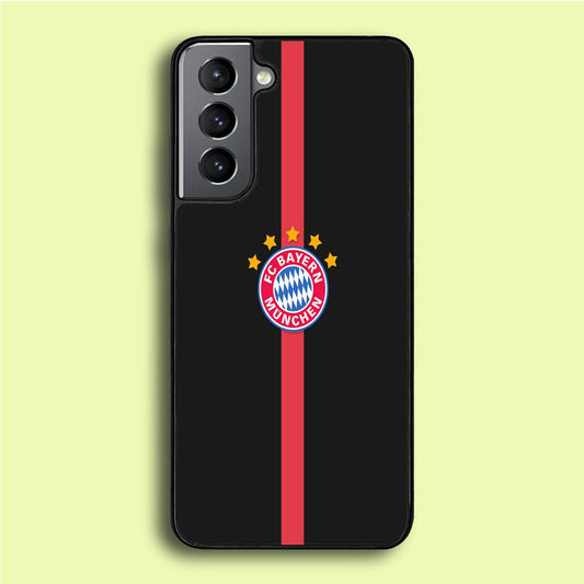 FB Bayern Munich 001 Samsung Galaxy S21 Plus Case-Rubber / Black (2D Case)-Xtracase