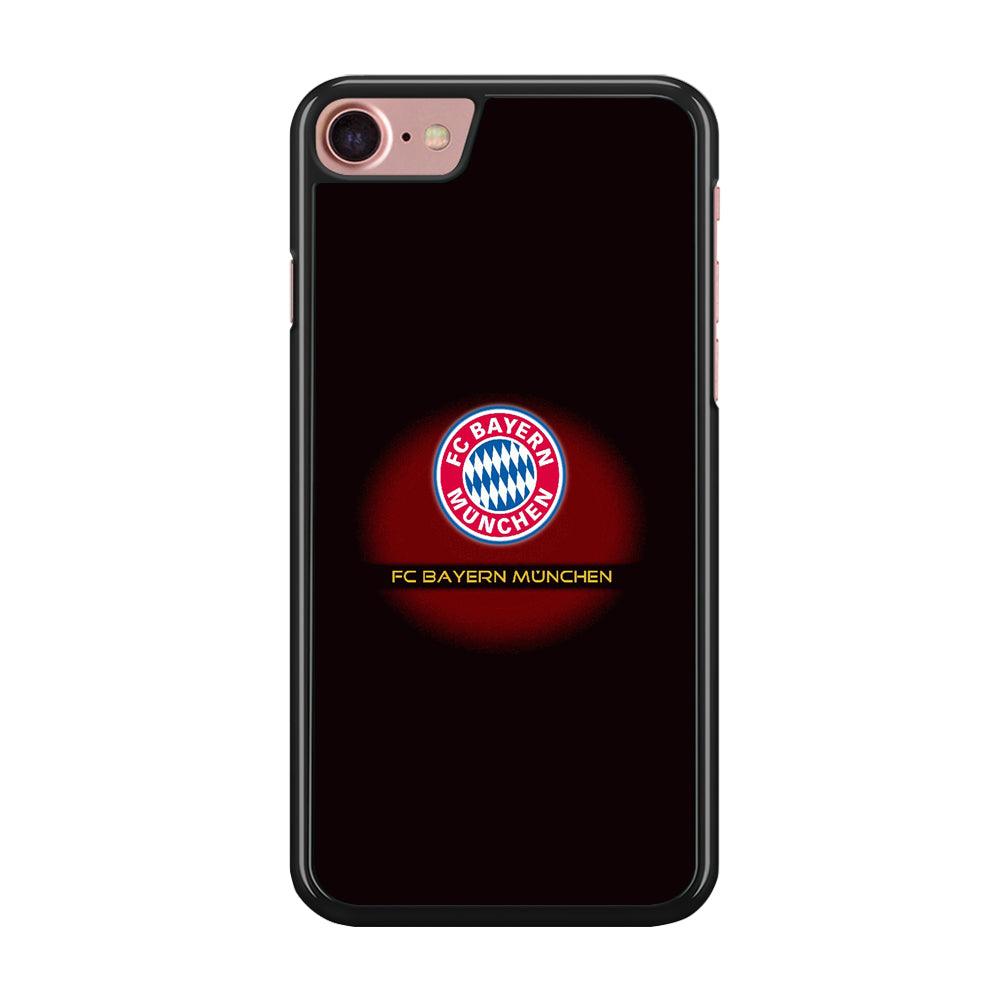 FB Bayern Munich iPhone 7 Case-Rubber / Black (2D Case)-Xtracase