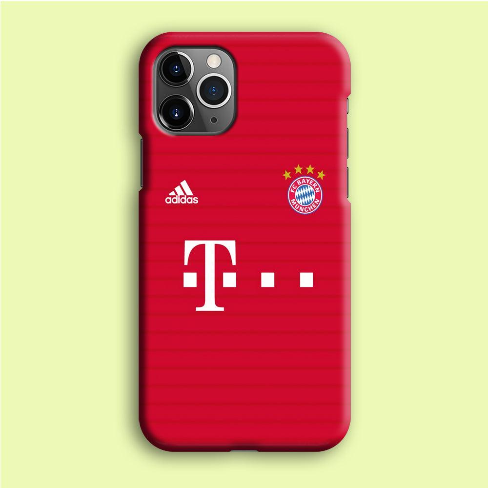 FB Bayern Munich Jersey iPhone 12 Pro Max Case-Plastic / Full Wrap (3D Case)-Xtracase