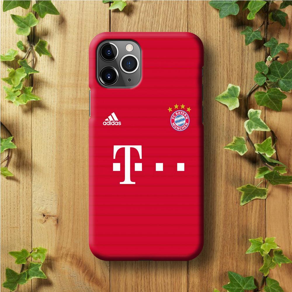 FB Bayern Munich Jersey iPhone 11 Pro Max Case-Plastic / Full Wrap (3D Case)-Xtracase