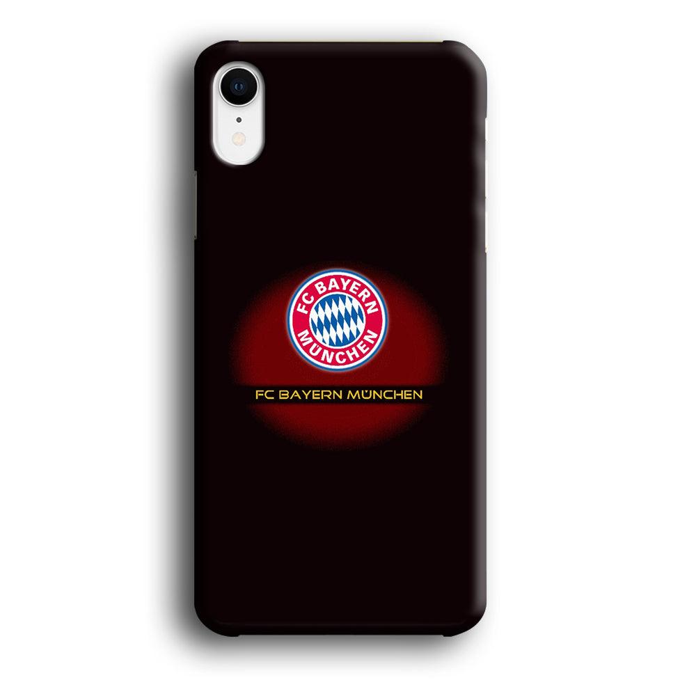 FB Bayern Munich iPhone XR Case-Plastic / Full Wrap (3D Case)-Xtracase