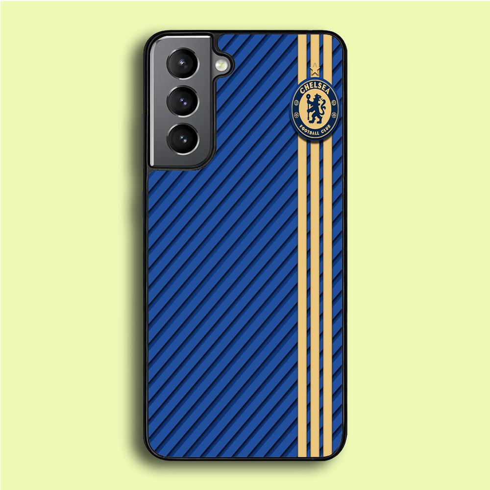 FB Chelsea 002 Samsung Galaxy S21 Plus Case-Rubber / White (2D Case)-Xtracase