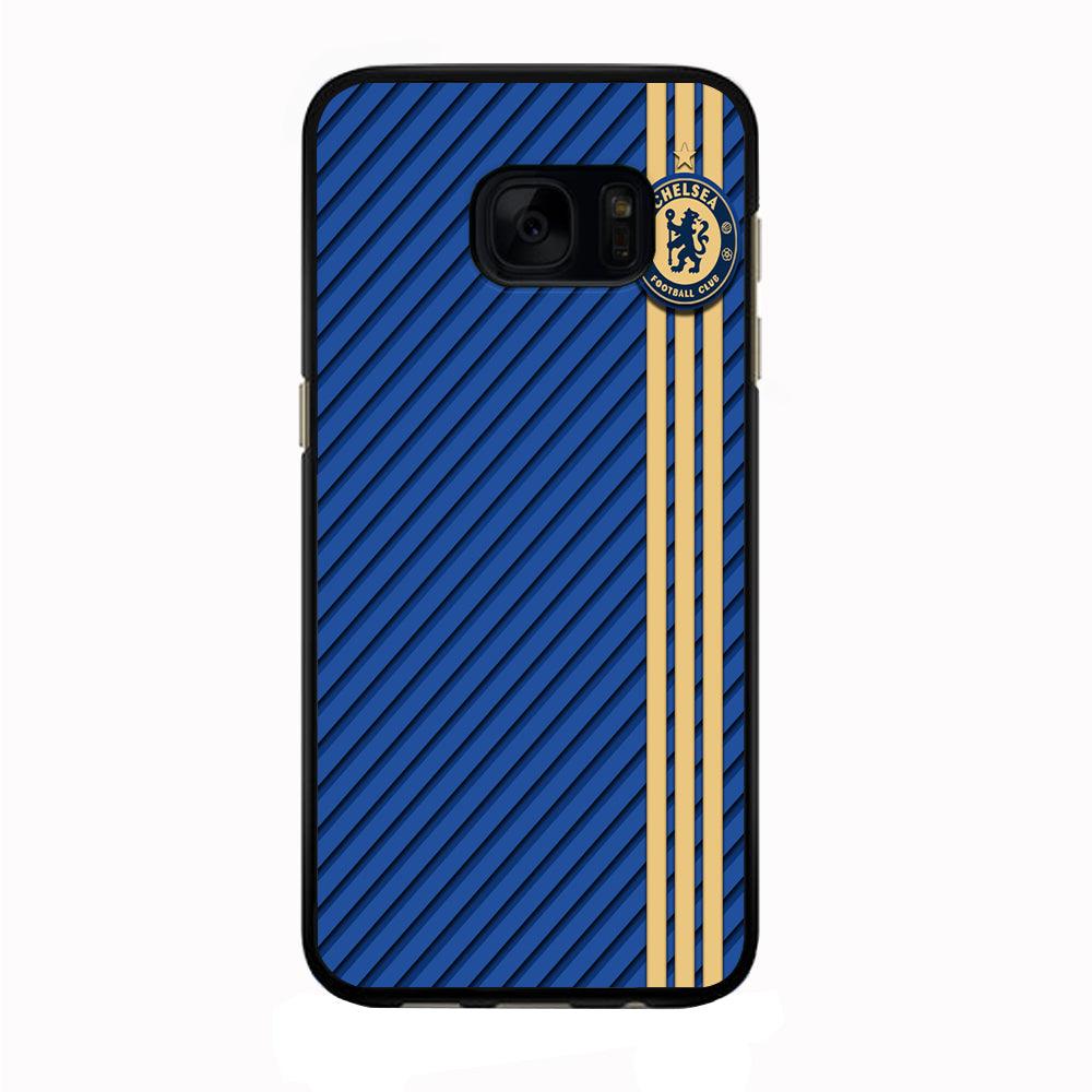 FB Chelsea 002 Samsung Galaxy S7 Edge Case-Rubber / Black (2D Case)-Xtracase