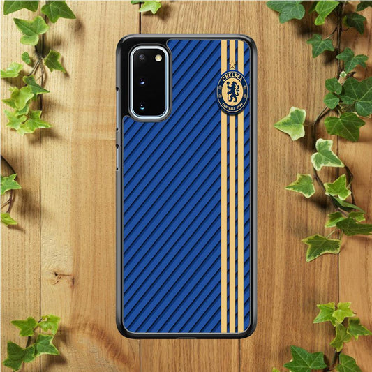 FB Chelsea 002 Samsung Galaxy S20 Case-Rubber / White (2D Case)-Xtracase