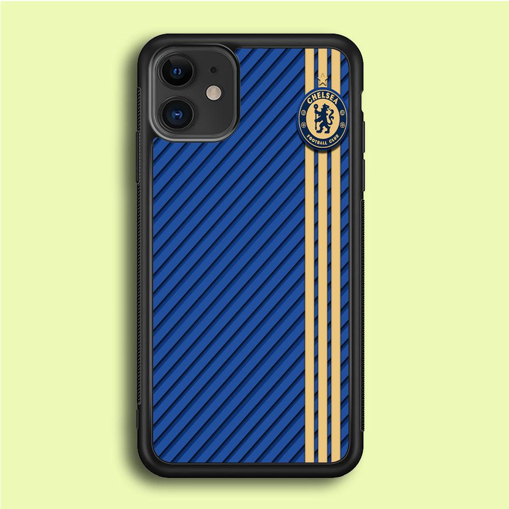 FB Chelsea 002 iPhone 12 Mini Case-Rubber / Black (2D Case)-Xtracase