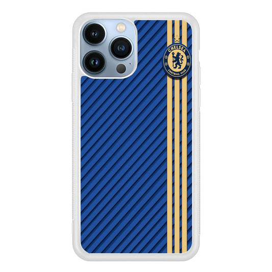 FB Chelsea 002 iPhone 13 Pro Case-Rubber / White (2D Case)-Xtracase