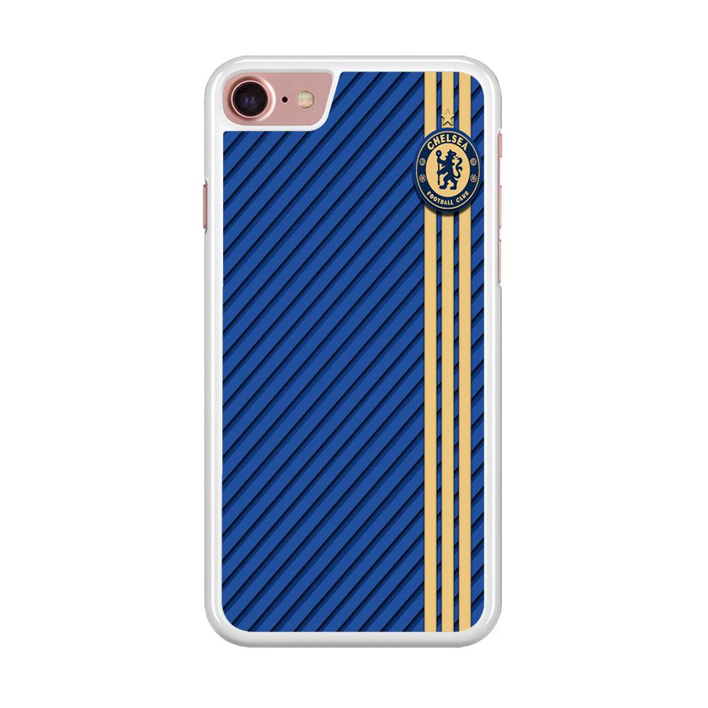 FB Chelsea 002 iPhone SE 2020 Case-Rubber / White (2D Case)-Xtracase