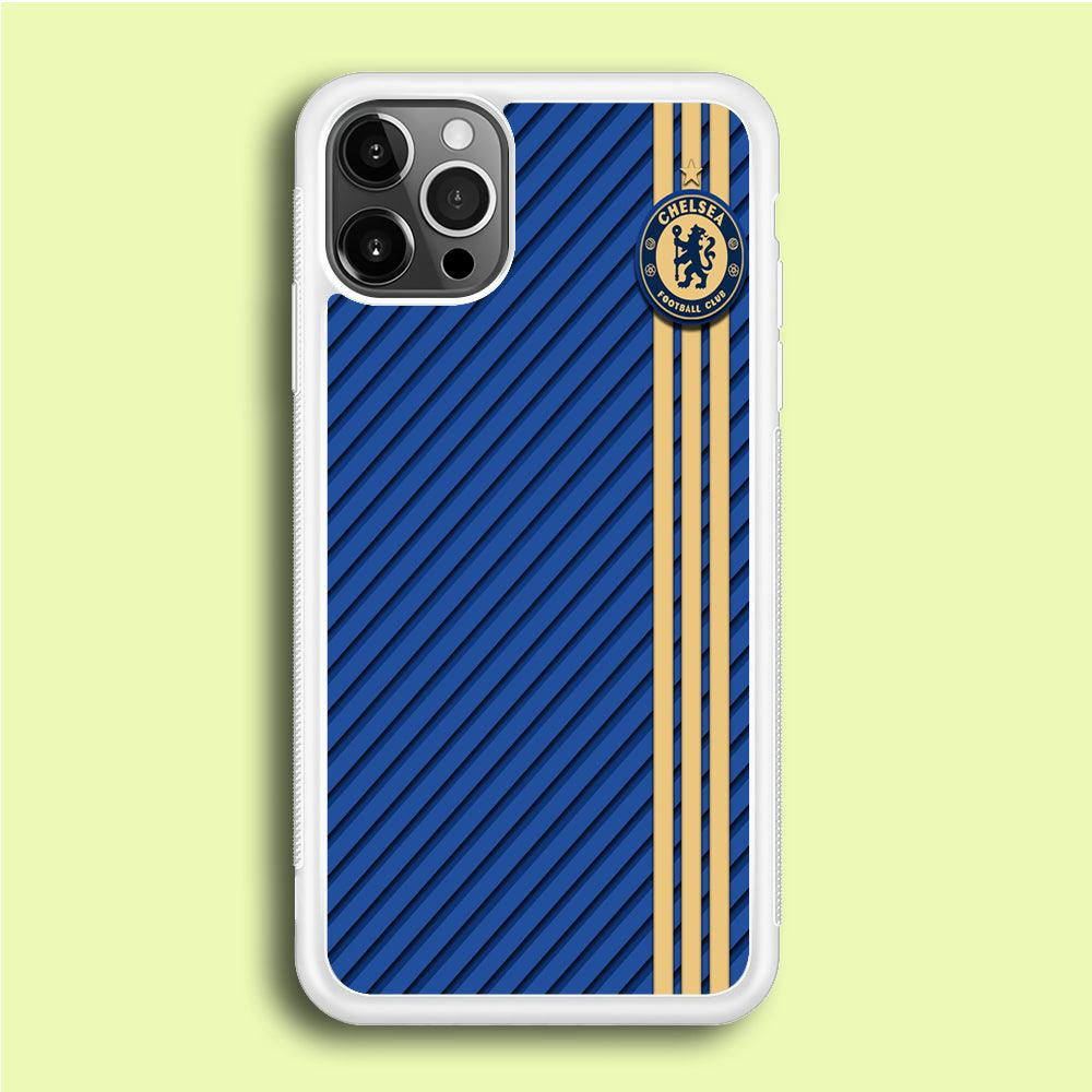 FB Chelsea 002 iPhone 12 Pro Case-Rubber / White (2D Case)-Xtracase