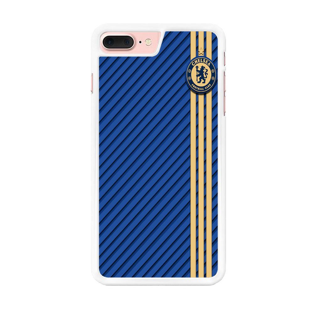 FB Chelsea 002 iPhone 8 Plus Case-Rubber / White (2D Case)-Xtracase