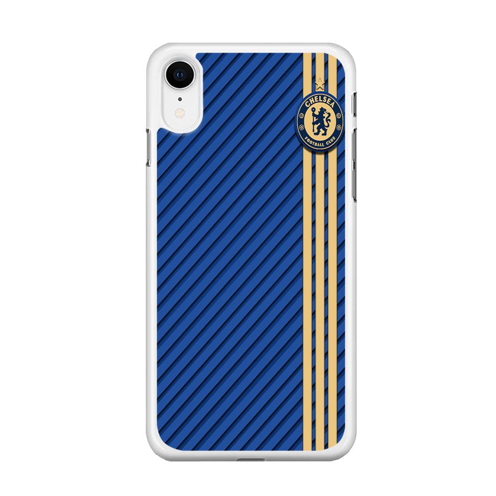 FB Chelsea 002 iPhone XR Case-Rubber / White (2D Case)-Xtracase