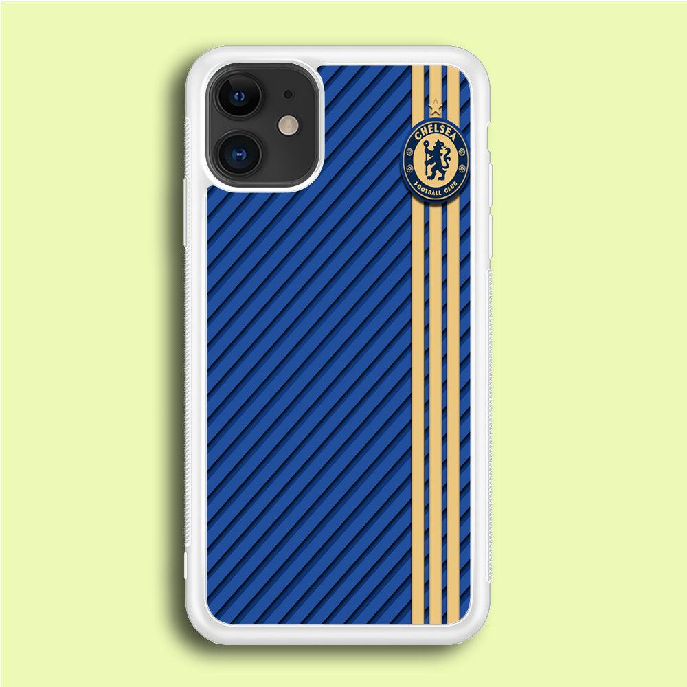 FB Chelsea 002 iPhone 12 Mini Case-Rubber / White (2D Case)-Xtracase