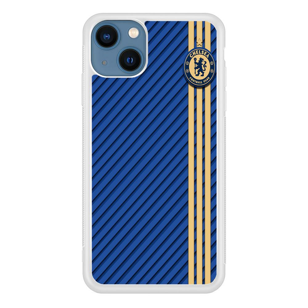 FB Chelsea 002 iPhone 13 Mini Case-Rubber / White (2D Case)-Xtracase