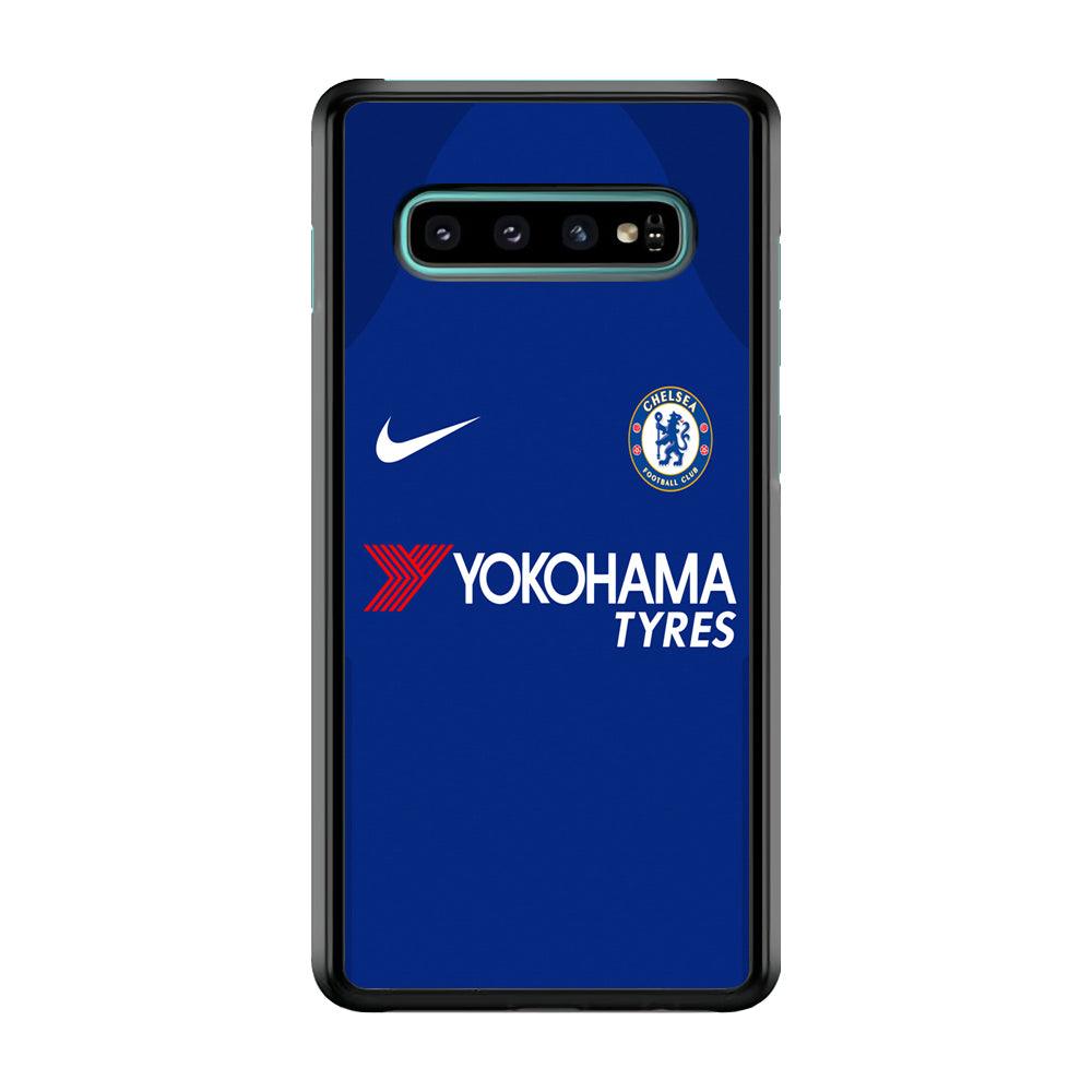 FB Chelsea Jersey Samsung Galaxy S10 Case-Plastic / Full Wrap (3D Case)-Xtracase