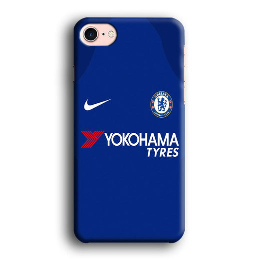FB Chelsea Jersey iPhone SE 2020 Case-Plastic / Full Wrap (3D Case)-Xtracase