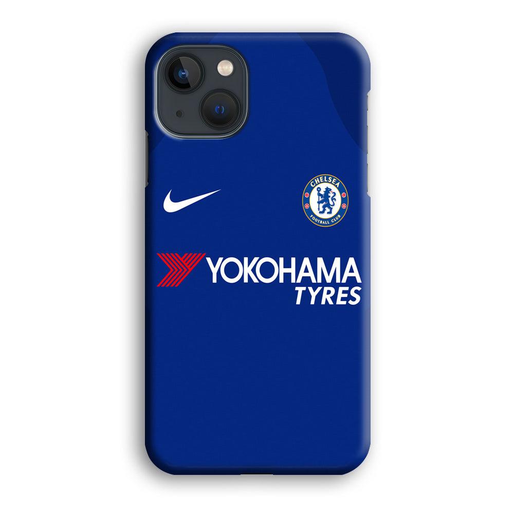 FB Chelsea Jersey iPhone 13 Case-Plastic / Full Wrap (3D Case)-Xtracase