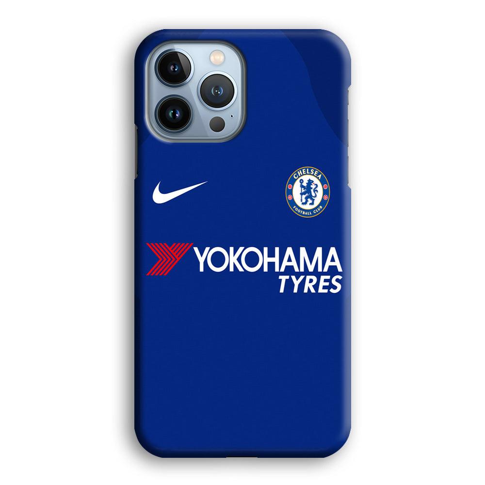 FB Chelsea Jersey iPhone 13 Pro Max Case-Plastic / Full Wrap (3D Case)-Xtracase