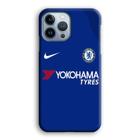 FB Chelsea Jersey iPhone 13 Pro Max Case-Plastic / Full Wrap (3D Case)-Xtracase