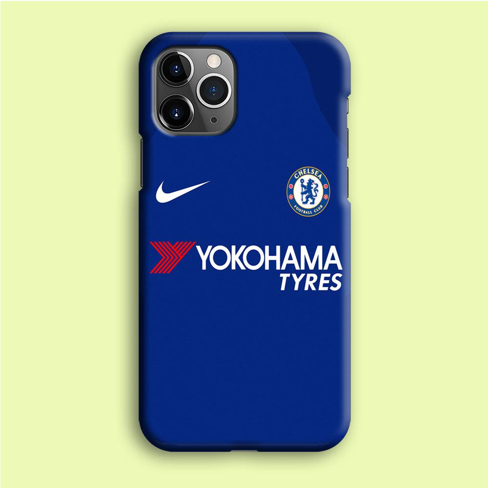 FB Chelsea Jersey iPhone 12 Pro Case-Plastic / Full Wrap (3D Case)-Xtracase