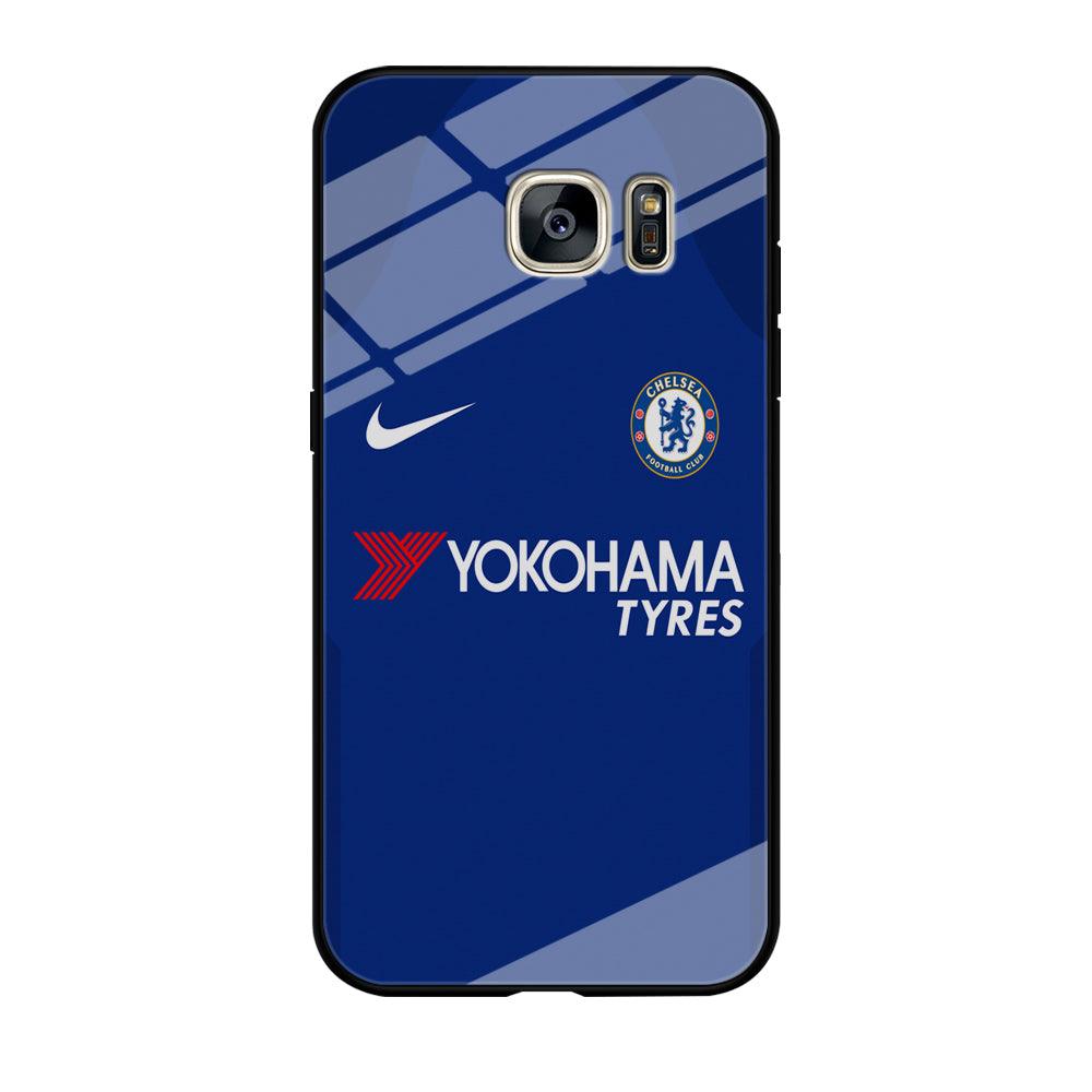 FB Chelsea Jersey Samsung Galaxy S7 Edge Case-Tempered Glass Case-Xtracase