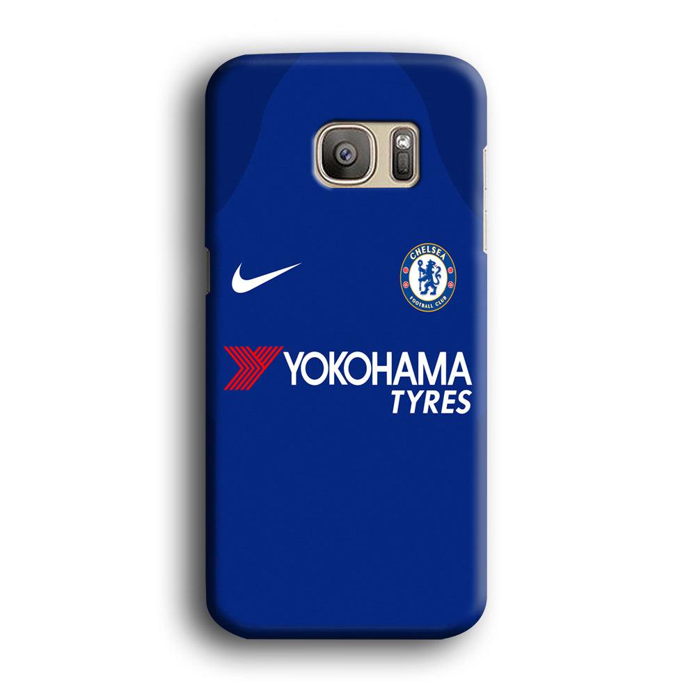FB Chelsea Jersey Samsung Galaxy S7 Edge Case-Plastic / Full Wrap (3D Case)-Xtracase