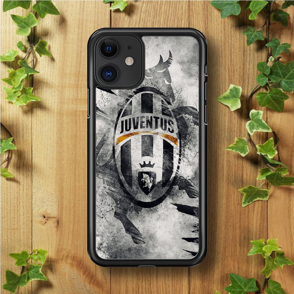 FB Juventus iPhone 11 Case-Rubber / Black (2D Case)-Xtracase