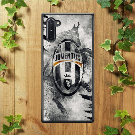 FB Juventus Samsung Galaxy Note 10 Case-Rubber / White (2D Case)-Xtracase